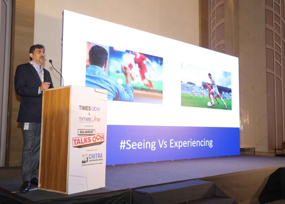 Ajay Kakar as speaker for Gujarat Talks OOH event