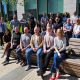 75Media employees gathered to celebrate company's 4th Anniversary